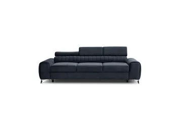 Laurece Bäddsoffa 3-sits - Svart - Möbler - Soffa - Bäddsoffa