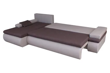 Lavona Divanbäddsoffa Vänster - Svart/Grå - Möbler - Soffa - Bäddsoffa