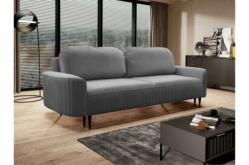 Laytown 2-sits Bäddsoffa NO_BRAND Dark grey - Möbler - Soffa - Bäddsoffa