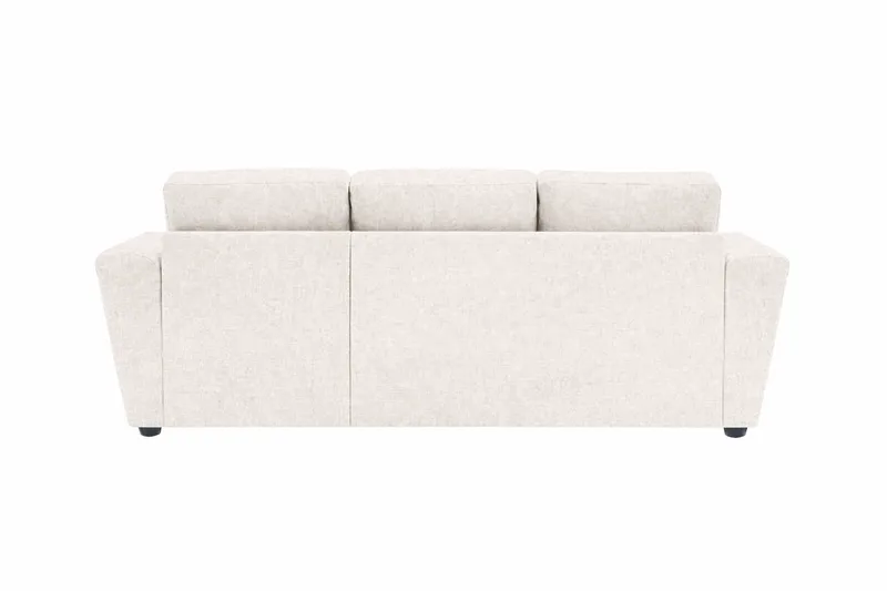 Leia 3-sits vändbar Bäddsoffa med divan och förvaring - Beige - Möbler - Soffa - Bäddsoffa