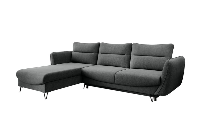 Lence Bäddsoffa m. Divan Förvaring - Grå - Möbler - Soffa - Bäddsoffa