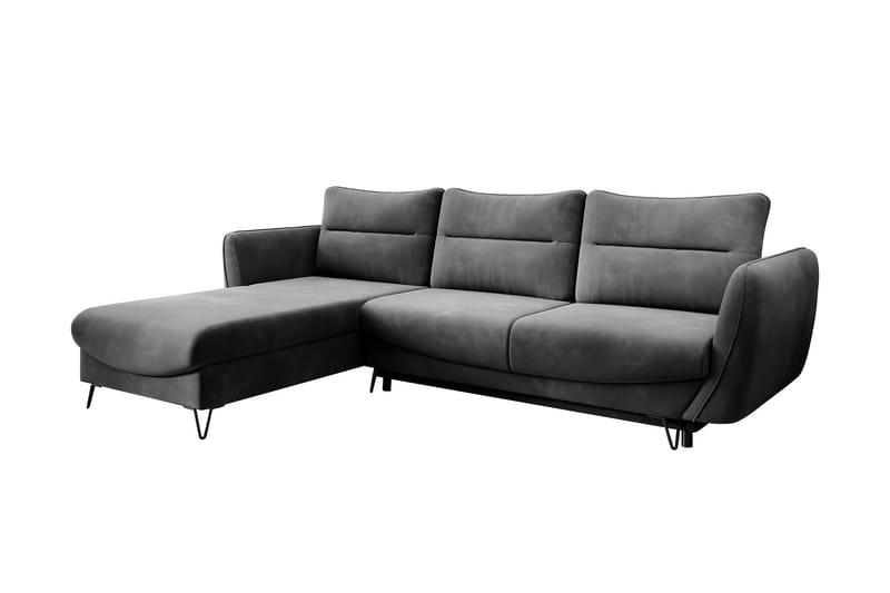 Lence Bäddsoffa m. Divan Förvaring - Grå - Möbler - Soffa - Bäddsoffa