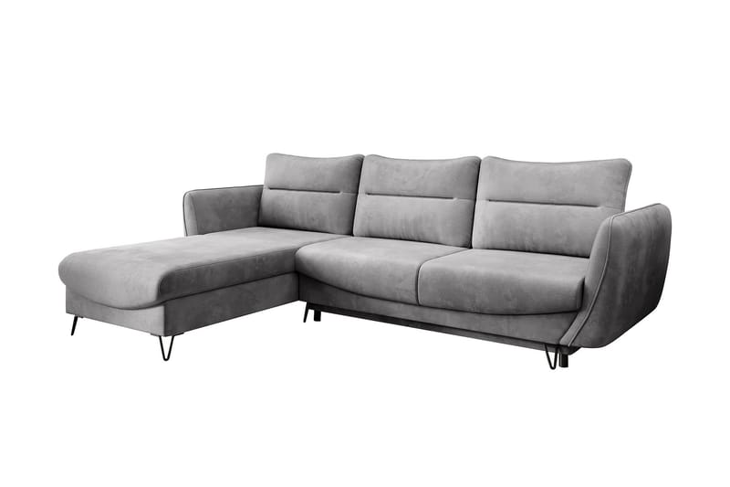 Lence Bäddsoffa m. Divan Förvaring - Grå - Möbler - Soffa - Bäddsoffa