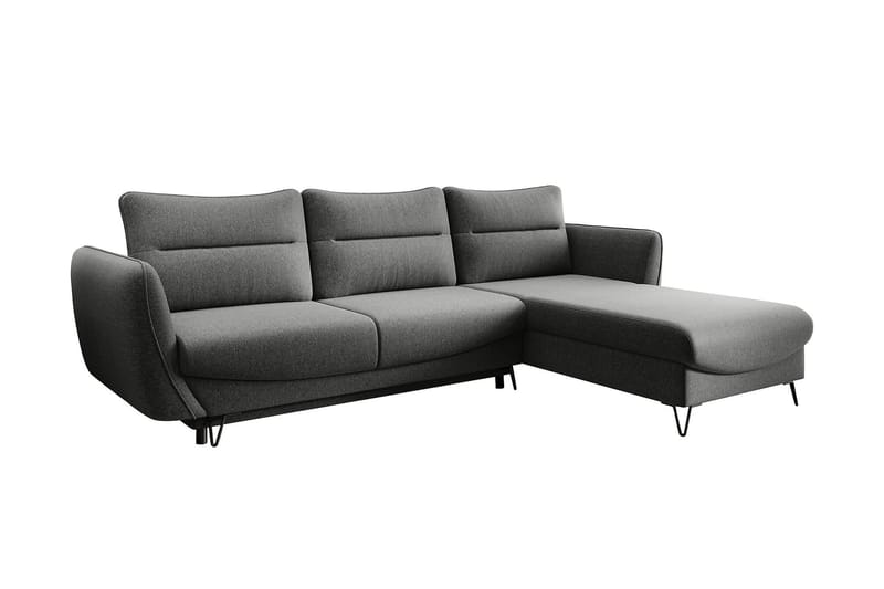 Lence Bäddsoffa m. Divan Förvaring - Grå - Möbler - Soffa - Bäddsoffa