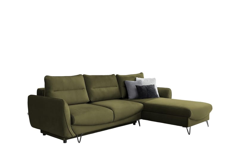 Lence Bäddsoffa m. Divan Förvaring - Grön - Möbler - Soffa - Bäddsoffa