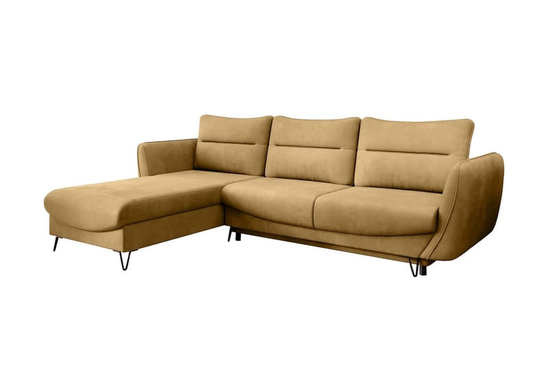 Lence Bäddsoffa m. Divan Förvaring - Gul - Möbler - Soffa - Bäddsoffa