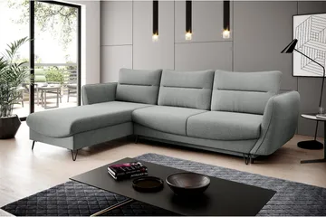 Lence Bäddsoffa m. Divan Förvaring - Ljusgrå - Möbler - Soffa - Bäddsoffa