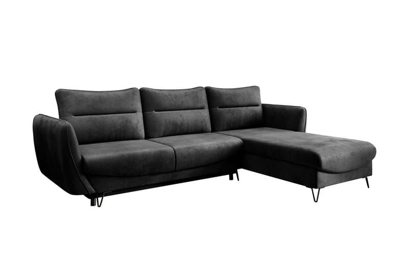 Lence Bäddsoffa m. Divan Förvaring - Mörkgrå - Möbler - Soffa - Bäddsoffa