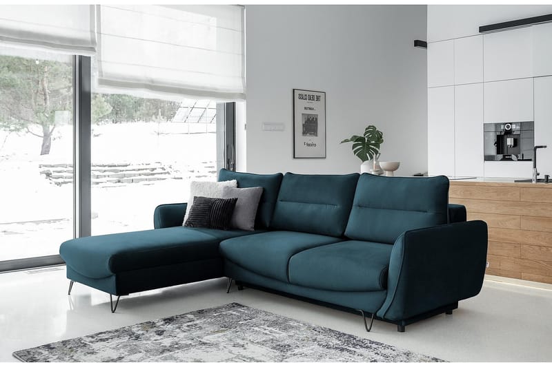 Lence Bäddsoffa m. Divan Förvaring - Mörkgrön - Möbler - Soffa - Bäddsoffa