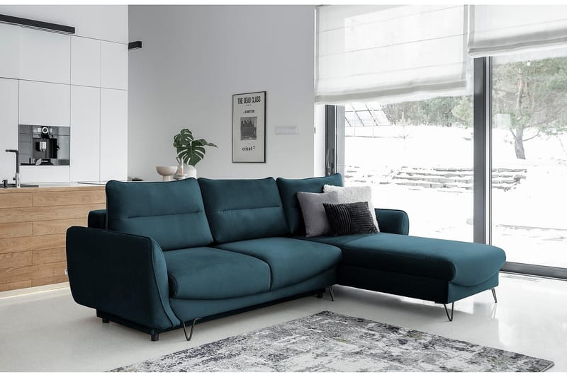 Lence Bäddsoffa m. Divan Förvaring - Mörkgrön - Möbler - Soffa - Bäddsoffa