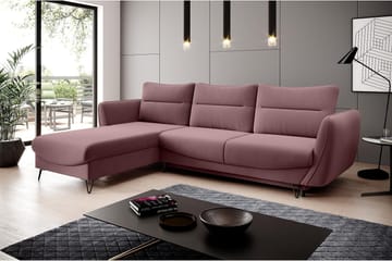 Lence Bäddsoffa m. Divan Förvaring - Rosa - Möbler - Soffa - Bäddsoffa