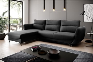 Lence Bäddsoffa m. Divan Förvaring - Svart - Möbler - Soffa - Bäddsoffa