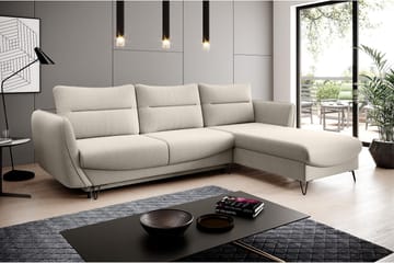 Lence Bäddsoffa m. Divan Förvaring - Vit/Beige - Möbler - Soffa - Bäddsoffa