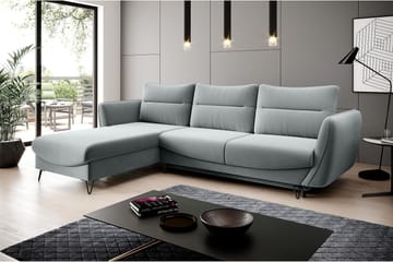 Lence Bäddsoffa m. Divan Förvaring - Vit/Ljusgrå - Möbler - Soffa - Bäddsoffa