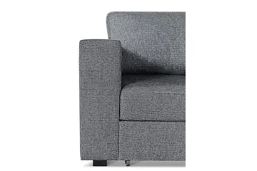 Leo Bäddsoffa 3-sits med Schäslong Höger - Grå - Möbler - Soffa - Bäddsoffa