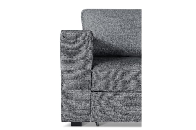 Leo Bäddsoffa 3-sits med Schäslong Höger - Grå - Möbler - Soffa - Bäddsoffa