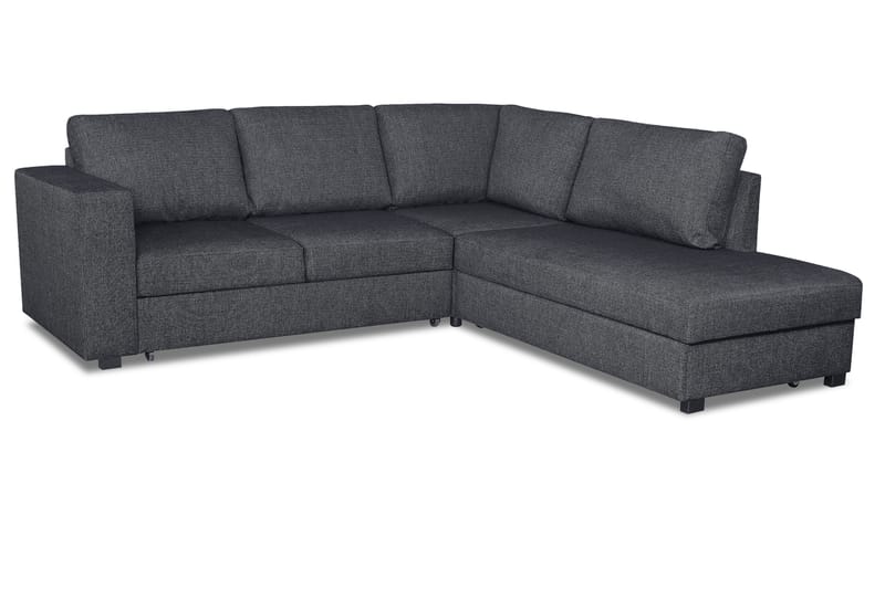 Leo Bäddsoffa 3-sits med Schäslong Höger - Mörkgrå - Möbler - Soffa - Bäddsoffa