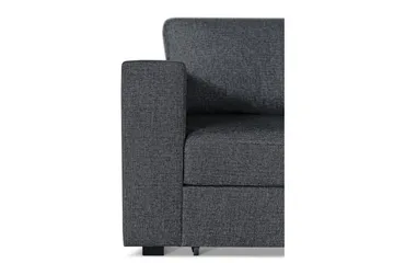 Leo Bäddsoffa 3-sits med Schäslong Höger - Mörkgrå - Möbler - Soffa - Bäddsoffa