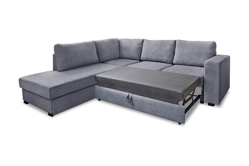 Leo Bäddsoffa 3-sits med Schäslong Vänster - Ljusgrå - Möbler - Soffa - Bäddsoffa