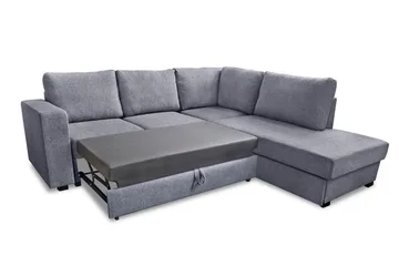Leo Divanbäddsoffa Höger - Ljusgrå - Möbler - Soffa - Bäddsoffa