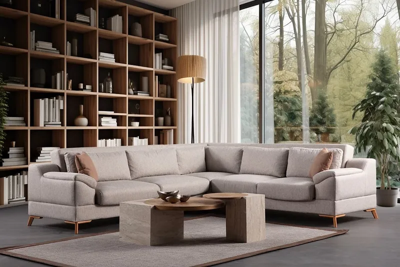 Lepinas 6-sits Hörnsoffa - Möbler - Soffa - Bäddsoffa