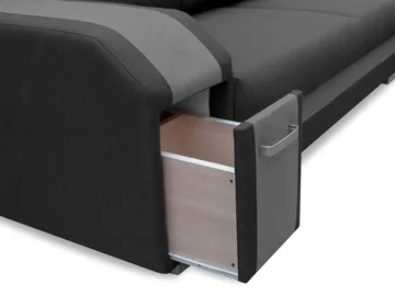 Lesley 4-sits Hörnbäddsoffa med förvaring - beige - Möbler - Soffa - Bäddsoffa