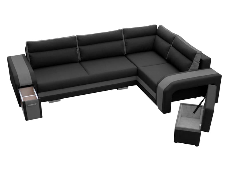 Lesley 4-sits Hörnbäddsoffa med förvaring - Möbler - Soffa - Bäddsoffa