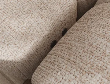 Levvi 3-sits Bubblig Bäddsoffa med Divan Höger - Bazalt 18 - Möbler - Soffa - Bäddsoffa