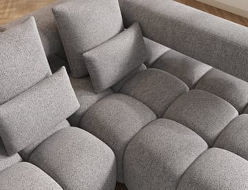 Levvi 3-sits Bubblig Bäddsoffa med Divan Höger - Coralline 03 - Möbler - Soffa - Bäddsoffa