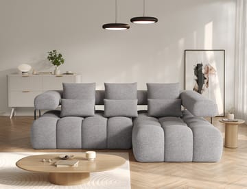 Levvi 3-sits Bubblig Bäddsoffa med Divan Höger - Coralline 03 - Möbler - Soffa - Bäddsoffa