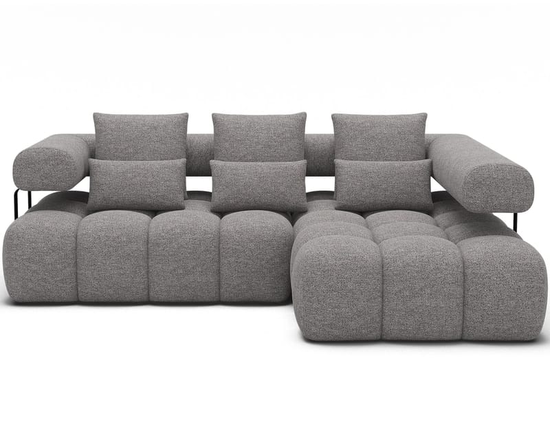 Levvi 3-sits Bubblig Bäddsoffa med Divan Höger - Coralline 03 - Möbler - Soffa - Bäddsoffa