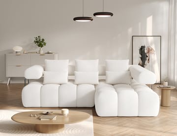Levvi 3-sits Bubblig Bäddsoffa med Divan Höger - Jaffray 01 - Möbler - Soffa - Bäddsoffa