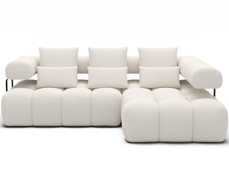 Levvi 3-sits Bubblig Bäddsoffa med Divan Höger - Jaffray 01 - Möbler - Soffa - Bäddsoffa