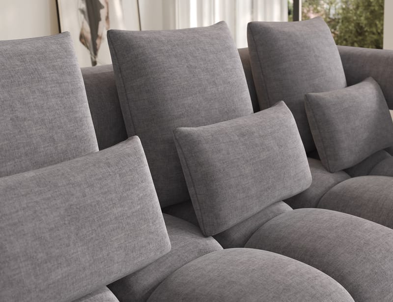 Levvi 3-sits Bubblig Bäddsoffa med Divan Höger - Manhattan 03 - Möbler - Soffa - Bäddsoffa