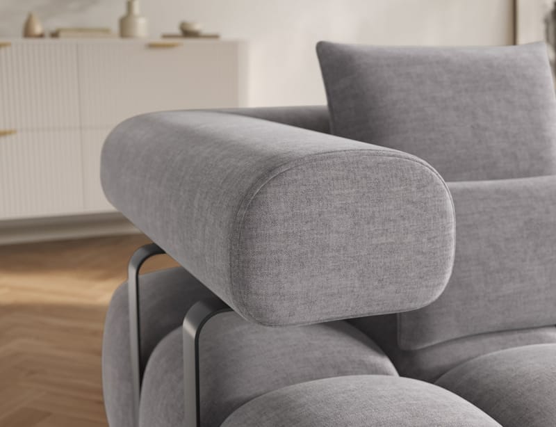 Levvi 3-sits Bubblig Bäddsoffa med Divan Höger - Manhattan 03 - Möbler - Soffa - Bäddsoffa
