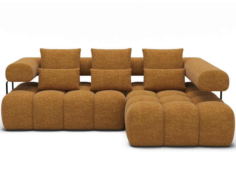 Levvi 3-sits Bubblig Bäddsoffa med Divan Höger - Manhattan 45 - Möbler - Soffa - Bäddsoffa