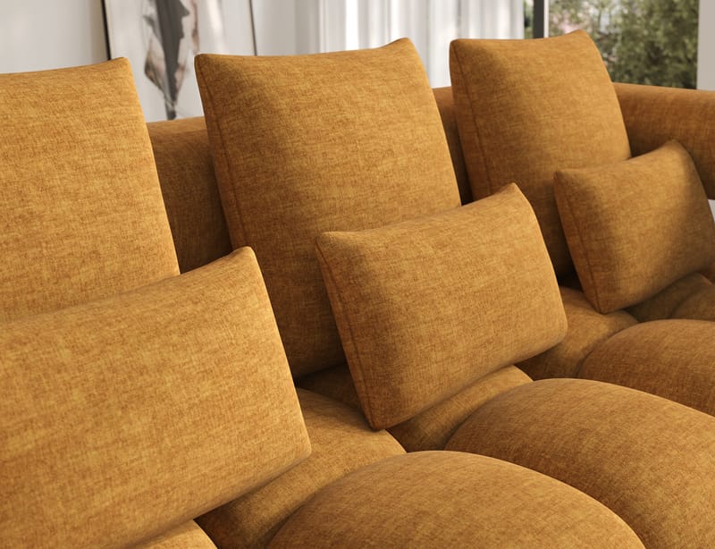 Levvi 3-sits Bubblig Bäddsoffa med Divan Höger - Manhattan 45 - Möbler - Soffa - Bäddsoffa