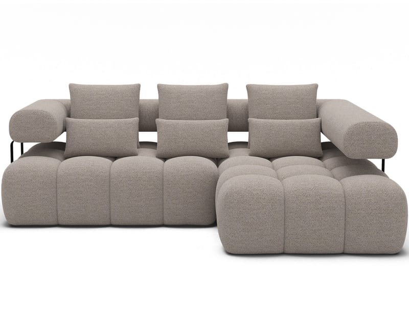 Levvi 3-sits Bubblig Bäddsoffa med Divan Höger - Royal 18 - Möbler - Soffa - Bäddsoffa