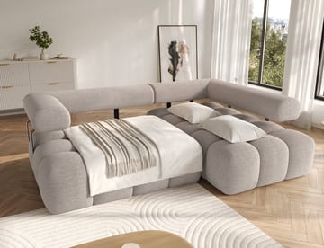 Levvi 3-sits Bubblig Bäddsoffa med Divan Höger - Royal 18 - Möbler - Soffa - Bäddsoffa