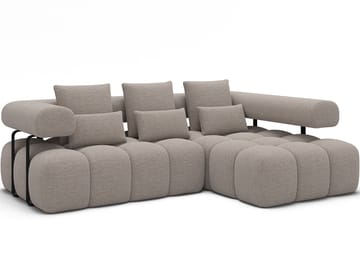 Levvi 3-sits Bubblig Bäddsoffa med Divan Höger - Royal 18 - Möbler - Soffa - Bäddsoffa