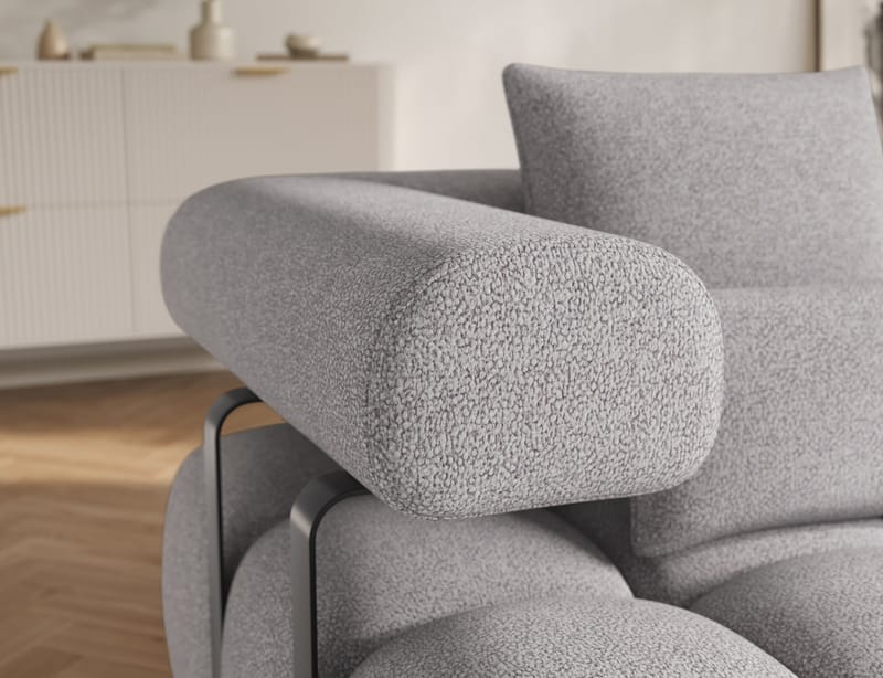 Levvi 3-sits Bubblig Bäddsoffa med Divan Höger - Paolli 04 - Möbler - Soffa - Bäddsoffa