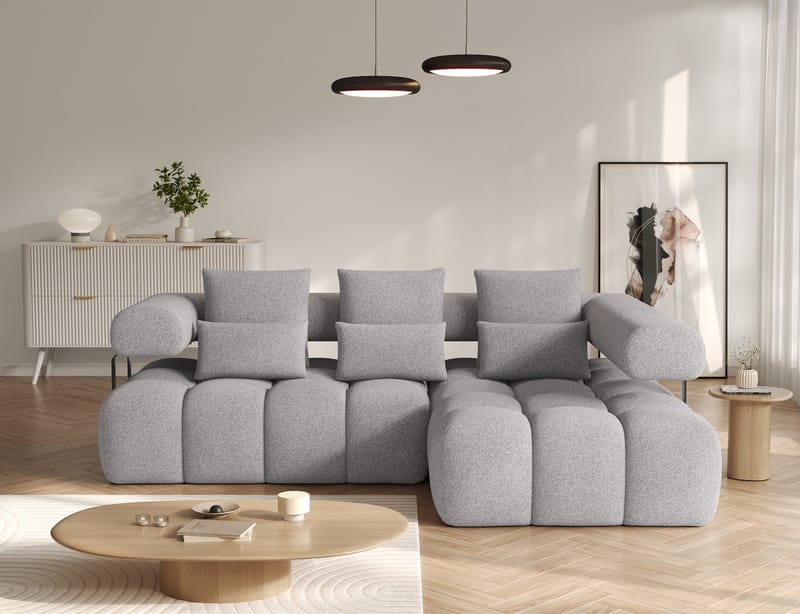 Levvi 3-sits Bubblig Bäddsoffa med Divan Höger - Paolli 04 - Möbler - Soffa - Bäddsoffa