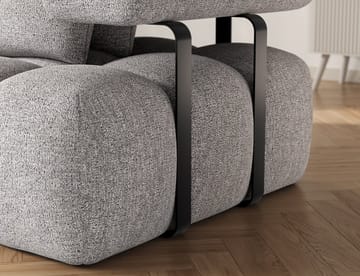 Levvi 3-sits Bubblig Bäddsoffa med Divan Vänster - Coralline 03 - Möbler - Soffa - Bäddsoffa