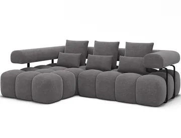 Levvi 3-sits Bubblig Bäddsoffa med Divan Vänster - Manhattan 03 - Möbler - Soffa - Bäddsoffa