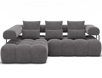 Levvi 3-sits Bubblig Bäddsoffa med Divan Vänster - Manhattan 03 - Möbler - Soffa - Bäddsoffa
