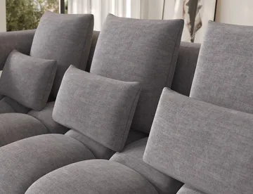 Levvi 3-sits Bubblig Bäddsoffa med Divan Vänster - Manhattan 03 - Möbler - Soffa - Bäddsoffa