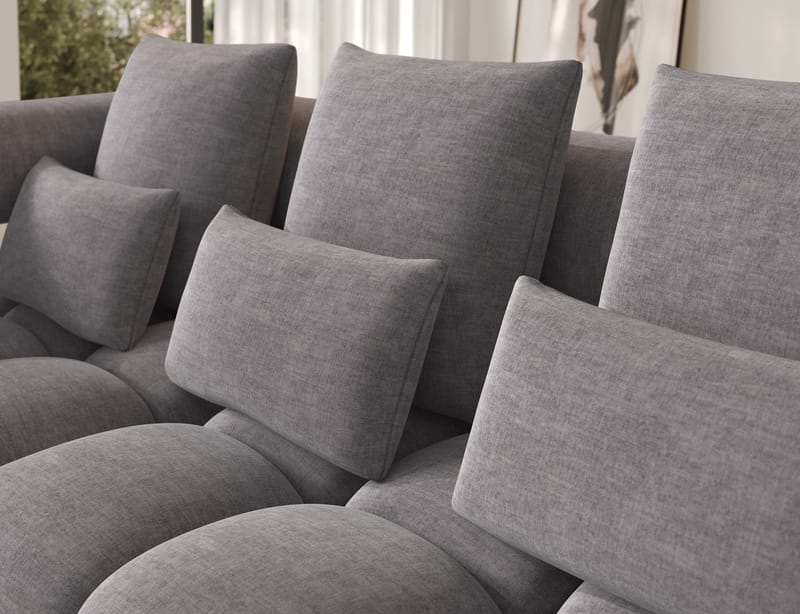 Levvi 3-sits Bubblig Bäddsoffa med Divan Vänster - Manhattan 03 - Möbler - Soffa - Bäddsoffa