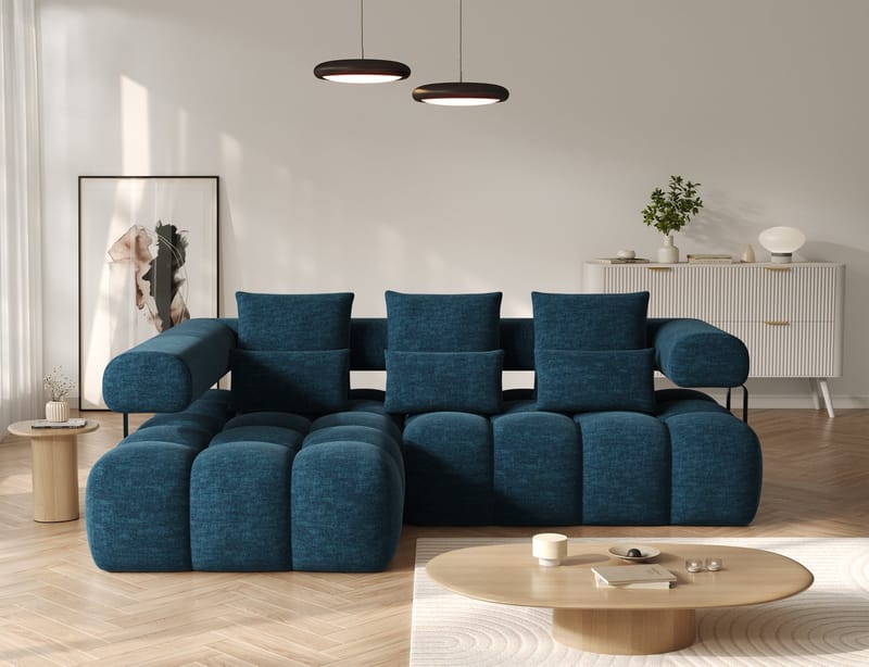 Levvi 3-sits Bubblig Bäddsoffa med Divan Vänster - Manhattan 40 - Möbler - Soffa - Bäddsoffa