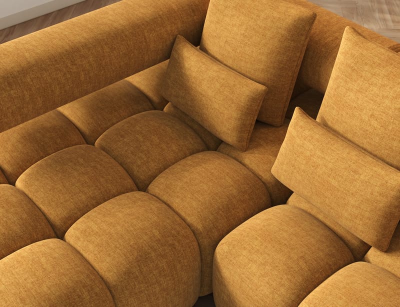 Levvi 3-sits Bubblig Bäddsoffa med Divan Vänster - Manhattan 45 - Möbler - Soffa - Bäddsoffa