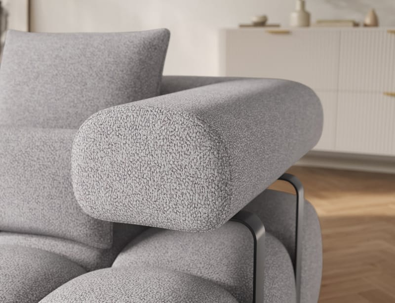Levvi 3-sits Bubblig Bäddsoffa med Divan Vänster - Paolli 04 - Möbler - Soffa - Bäddsoffa